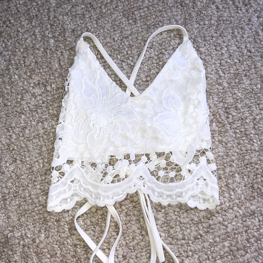 Lace Up Crop Top